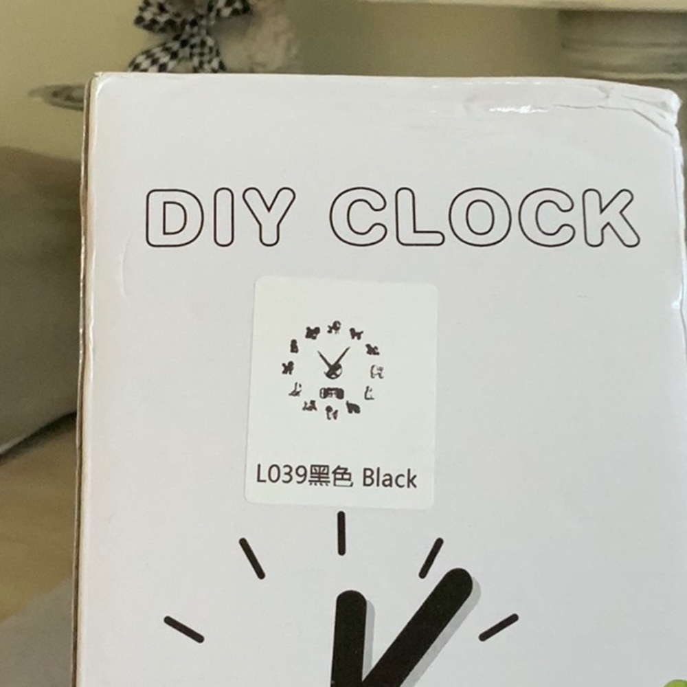 DIY poodle wall clock